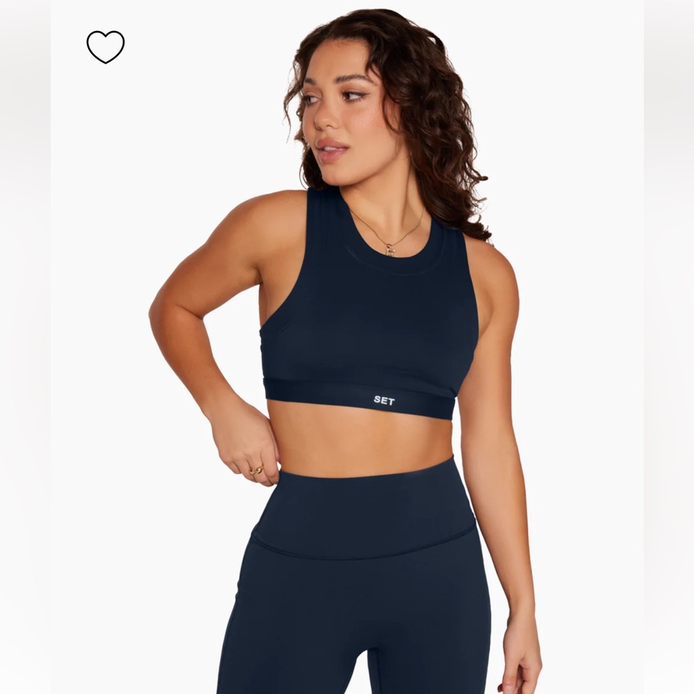 SET Active Sportbody High Neck Bra in Oxford